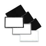C-Line® Slap-Stick Magnetic Label Holders, Side Load, 4.25 x 2.5, White, 10/Pack (CLI87707) Pack of 10