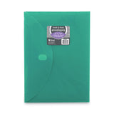 C-Line® Reusable Poly Envelope, Hook/Loop Closure, 8.5 x 11, Assorted Colors, 10/Pack (CLI58030) Pack of 10
