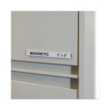 C-Line® HOL-DEX Magnetic Shelf/Bin Label Holders, Side Load, 1 x 6, Clear, 10/Box (CLI87227) Box of 10