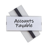 C-Line® Clear Magnetic Label Holders, Side Load, 6 x 2.5, 10/Pack (CLI87825) Pack of 10