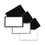 C-Line® Slap-Stick Magnetic Label Holders, Side Load, 4.25 x 2.5, Black, 10/Pack (CLI87700) Pack of 10