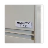 C-Line® HOL-DEX Magnetic Shelf/Bin Label Holders, Side Load, 2 x 6, Clear, 10/Box (CLI87247) Box of 10