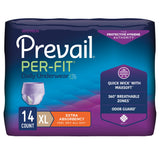 Prevail® Per-Fit® Female Adult Absorbent Underwear Pull On with Tear Away Seams X-Large Disposable Moderate Absorbency (881924_CS) 56/CS