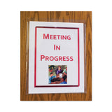 C-Line® Display Pockets, 8.5 x 11, Polypropylene, 10/Pack (CLI36911) Pack of 10