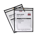 C-Line® Shop Ticket Holders, Stitched, Both Sides Clear, 75 Sheets, 9 x 12, 25/Box (CLI46912) Each
