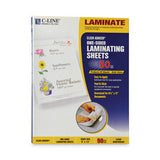 C-Line® Cleer Adheer Self-Adhesive Laminating Film, 2 mil, 9" x 12", Gloss Clear, 50/Box (CLI65001) Box of 50