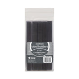 C-Line® HOL-DEX Magnetic Shelf/Bin Label Holders, Side Load, 0.5 x 6, Clear, 10/Box (CLI87207) Box of 10