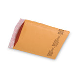 Sealed Air Jiffylite Self-Seal Bubble Mailer, #0, Barrier Bubble Air Cell Cushion, Self-Adhesive Closure, 6 x 10, Brown Kraft, 25/CT (SEL10185) Carton of 25