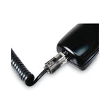 Softalk® Rotating 360 Telephone Cord Detangler, Clear/Black (SOF21002) Each