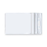 Advantus Resealable ID Badge Holders, Vertical, Frosted 3.68" x 5" Holder, 2.62" x 3.75" Insert, 50/Pack (AVT75524) Box of 50