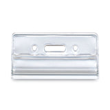 Advantus Resealable ID Badge Holders, Vertical, Frosted 3.68" x 5" Holder, 2.62" x 3.75" Insert, 50/Pack (AVT75524) Box of 50