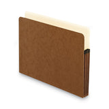 Pendaflex® Standard Expanding File Pockets, 3.5" Expansion, Letter Size, Red Fiber, 25/Box (PFX1524EOX) Box of 25