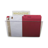 Storex Wall File, Letter Size, 13" x 4" x 7", Clear (STX70213U06C) Each