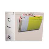 Storex Unbreakable Magnetic Wall File, Legal/Letter Size, 16" x 4" x 7", Clear (STX70325U06C) Each