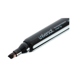 Universal™ Chisel Tip Permanent Marker Value Pack, Broad Chisel Tip, Black, 36/Pack (UNV07050) Pack of 36