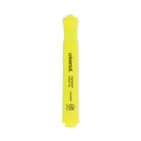 Universal™ Desk Highlighter Value Pack, Fluorescent Yellow Ink, Chisel Tip, Yellow Barrel, 36/Pack (UNV08866) Pack of 36