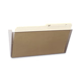 Storex Wall File, Letter Size, 13" x 4" x 7", Clear (STX70213U06C) Each