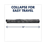 Quartet® Heavy-Duty Adjustable Instant Easel Stand, 25" to 63" High, Steel, Black (QRT27E) Each