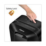 Fellowes® Powershred LX45 Cross-Cut Shredder, 8 Manual Sheet Capacity (FEL4400201) Each