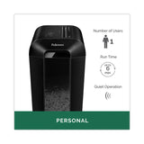Fellowes® Powershred LX65 Cross-Cut Shredder, 10 Manual Sheet Capacity (FEL4400301) Each