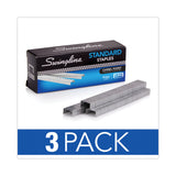 Swingline® S.F. 1 Standard Staples, 0.25" Leg, 0.5" Crown, Steel, 5,000/Box, 3 Boxes/Pack (SWIS7035104) Pack of 15000