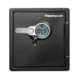 Sentry® Safe Fire-Safe with Biometric and Keypad Access, 1.23 cu ft, 16.3w x 19.3d x 17.8h, Black (SENSFW123BSC) Each