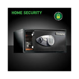 Sentry® Safe Electronic Lock Security Safe, 1 cu ft, 16.94w x 14.56d x 8.88h, Black (SENX105) Each