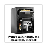 Sentry® Safe Digital Depository Safe, Large, 0.94 cu ft, 14w x 15.6d x 20h, Black (SENDH074E)