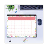 Blue Sky® Day Designer Peyton Desk Pad Calendar, Floral Artwork, 22 x 17, Black Binding, Clear Corners, 12-Month (Jan to Dec): 2026 (BLS103631) Each