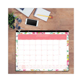 Blue Sky® Day Designer Peyton Desk Pad Calendar, Floral Artwork, 22 x 17, Black Binding, Clear Corners, 12-Month (Jan to Dec): 2026 (BLS103631) Each