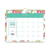 Blue Sky® Day Designer Peyton Academic Wall Calendar, Floral Artwork, 11 x 8.75, White Sheets, 12-Month (July to June): 2025 to 2026 (BLS107936) Each