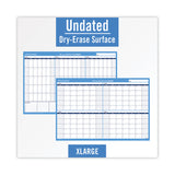 AT-A-GLANCE® 90/120-Day Undated Horizontal Erasable Wall Planner, 36 x 24, White/Blue Sheets, Undated (AAGPM23928) Each