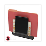 deflecto® Stand Tall Wall File, Legal/Letter/Oversized Size, 9.25" x 10.63", Black (DEF65504H) Each