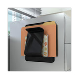 deflecto® Stand Tall Wall File, Legal/Letter/Oversized Size, 9.25" x 10.63", Black (DEF65504H) Each