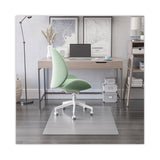 deflecto® Antimicrobial Chair Mat, Rectangular, 45 x 53, Clear (DEFCM2E242AM) Each