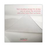 deflecto® Antimicrobial Chair Mat, Rectangular, 45 x 53, Clear (DEFCM2E242AM) Each
