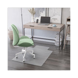 deflecto® EconoMat All Day Use Chair Mat for Hard Floors, Flat Packed, 46 x 60, Lipped, Clear (DEFCM2E432F) Each