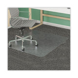 deflecto® SuperMat Frequent Use Chair Mat for Medium Pile Carpet, 36 x 48, Rectangular, Clear (DEFCM14142) Each