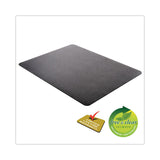 deflecto® SuperMat Frequent Use Chair Mat for Medium Pile Carpet, 45 x 53, Rectangular, Black (DEFCM14242BLK) Each