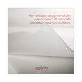 deflecto® EconoMat All Day Use Chair Mat for Hard Floors, Rolled Packed, 36 x 48, Lipped, Clear (DEFCM21112COM) Each
