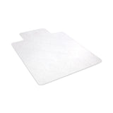 deflecto® EconoMat All Day Use Chair Mat for Hard Floors, Rolled Packed, 36 x 48, Lipped, Clear (DEFCM21112COM) Each