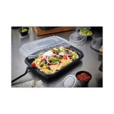 Pactiv Evergreen EarthChoice Entree2Go Takeout Container, 48 oz, 11.75 x 8.75 x 1.61, Black, Plastic, 200/Carton (PCTYCNB12X94800) Case of 200