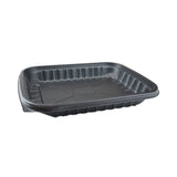 Pactiv Evergreen EarthChoice Entree2Go Takeout Container, 48 oz, 11.75 x 8.75 x 1.61, Black, Plastic, 200/Carton (PCTYCNB12X94800) Case of 200