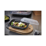 Pactiv Evergreen EarthChoice Entree2Go Takeout Container, 24 oz, 8.66 x 5.75 x 1.97, Black, Plastic, 300/Carton (PCTYCNB9X624000) Case of 300
