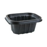 Pactiv Evergreen EarthChoice Entree2Go Takeout Container, 12 oz, 5.65 x 4.25 x 2.57, Black, Plastic, 600/Carton (PCTYCNB6X412000) Case of 600