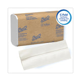 Scott® Essential C-Fold Towels for Business, Absorbency Pockets, 1-Ply, 10.13 x 13.15, White, 200/Pack, 12 Packs/Carton (KCC01510) Case of 2400