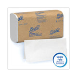 Scott® Essential Single-Fold Towels, Absorbency Pockets, 9.3 x 10.5, 250/Pack, 16 Packs/Carton (KCC01700) Case of 4000
