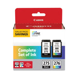 Canon® 4988C005 (PGI-275; CLI-276) Multipack Ink, Black/Tri-Color (CNM4988C005) Each