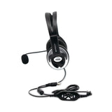 Spracht ZuM Binaural Over The Head Headset, Black/Silver (SPTZUMWDUSB2) Each