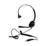 Spracht HS-WD-USB-1 Monaural Over The Head Headset, Black (SPTHSWDUSB1) Each